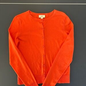 Ann Taylor LOFT Soft Stretchy Pima Cotton Button Front Cardigan Sweater